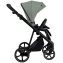 Детская коляска Roan Sol 2.0 3 в 1 с автокреслом Tutis Elo Lux EduSky Black SLL/33/T Sage Green/Black/руч.Black