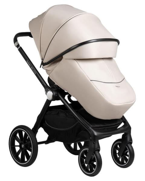 Детская коляска Farfello Belleza 3 в 1 2025 жемчужный
