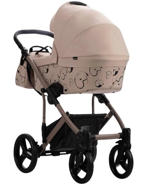 Детская коляска Bebetto Magnum Light SE 2 в 1 08 св.бежевый, бежевая рама