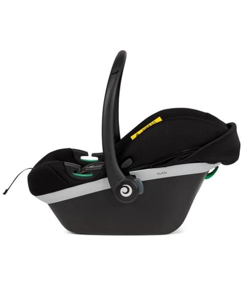 Детская коляска Roan Sol Vintage Leather 2.0 3 в 1 с автокреслом Tutis Elo Lux Edusky Black SL/11/L Camel/Black/руч.Тем.коричневый