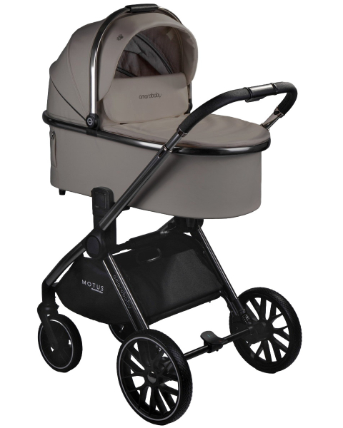 Детская коляска AmaroBaby Motus Premium Ecco 3 в 1 мокко