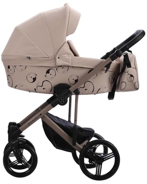 Детская коляска Bebetto Magnum Light SE 2 в 1 08 св.бежевый, бежевая рама