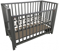 Детская кроватка Indigo Norden универсальный маятник, колесо графит