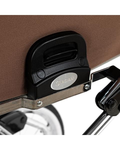 Детская коляска Roan Bass Next Classic 2.0 d14 3 в 1 с автокреслом Tutis Elo Lux EduSky Black BSNC/91/2 Mocha Mousse/Black/руч.Cappuccino