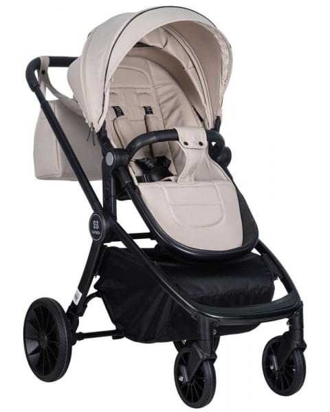 Детская коляска Farfello Baby Shell 3 в 1 2024 кофейный