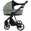 Детская коляска Roan Sol 2.0 3 в 1 с автокреслом Tutis Elo Lux EduSky Black SLL/33/T Sage Green/Black/руч.Black