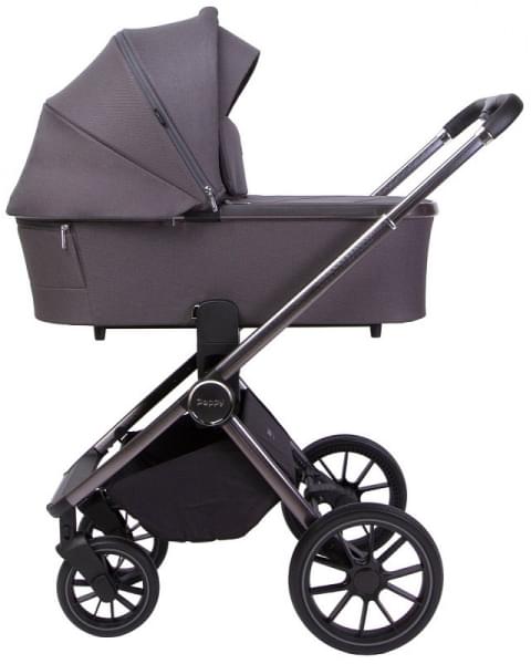 Детская коляска Peppy Monaco GP 3 в 1 с автокреслом Verona Antrazit рама графит