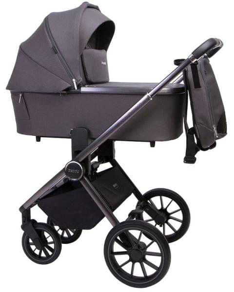 Детская коляска Peppy Monaco GP 3 в 1 с автокреслом Verona Antrazit рама графит
