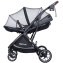 Детская прогулочная коляска Farfello Fest Lux Серый/Grey FL-3 черная рама