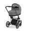 Коляска 2 в 1 Cybex Priam IV шасси Rose Gold, Soho Grey (Серый)