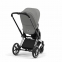 Коляска 2 в 1 Cybex Priam IV шасси Rose Gold, Soho Grey (Серый)