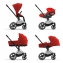 Коляска 2 в 1 Cybex Priam IV шасси Matt Black, Autumn Gold (Оранжевый)