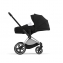 Коляска 3 в 1 Cybex Priam IV шасси Chrome Black, Deep Black (Черный)