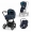 Коляска 3 в 1 Cybex Priam IV шасси Matt Black, Nautical Blue (Темно-синий)