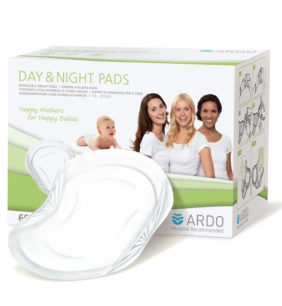 Одноразовые прокладки Ardo Day & Night Pads для бюстгальтера 60 шт