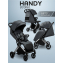 Прогулочная коляска Amarobaby Handy, серый/серебряный