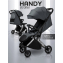 Прогулочная коляска Amarobaby Handy, серый/серебряный