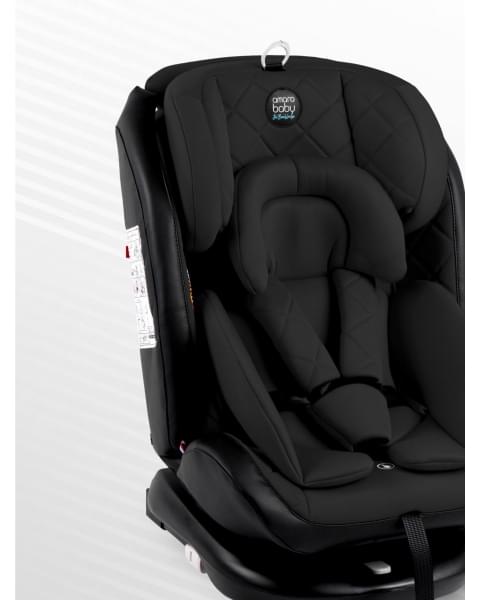 Автокресло детское AMAROBABY Brilliant ISOFIX класс D, группа 0+/1/2/3, (черный)