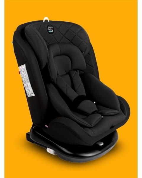 Автокресло детское AMAROBABY Brilliant ISOFIX класс D, группа 0+/1/2/3, (черный)