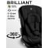 Автокресло детское AMAROBABY Brilliant ISOFIX класс D, группа 0+/1/2/3, (черный)