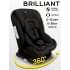 Автокресло детское AMAROBABY Brilliant ISOFIX класс D, группа 0+/1/2/3, (черный)