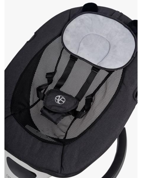 Электронные качели детские Amarobaby Teddy swing, черный