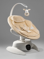 Качели электронные детские Amarobaby Smart swing, бежевый