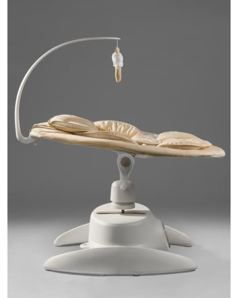 Качели электронные детские Amarobaby Smart swing, бежевый