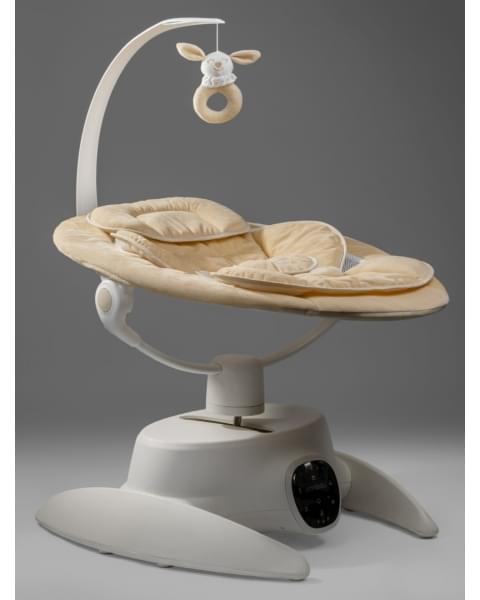 Качели электронные детские Amarobaby Smart swing, бежевый