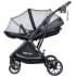 Детская прогулочная коляска Farfello Fest Lux Серый/Grey FL-3 черная рама