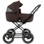 Детская коляска Roan Bass Next Classic 2.0 d12 3 в 1 с автокреслом Tutis Elo Lux EduSky Black BNC/83/2 Turkish Coffe/Black/руч.Cappuccino