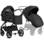 Детская коляска 3 в 1 Tutis Leo 3+ с автокреслом Beno Black (201) Black