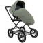 Детская коляска Roan Bass Next Classic 2.0 d12 3 в 1 с автокреслом Tutis Elo Lux EduSky Black BNC/82/2 Sage Green/Black/руч.Black