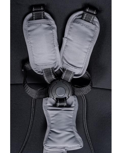 Детская прогулочная коляска Farfello Fest Lux Серый/Grey FL-3 черная рама