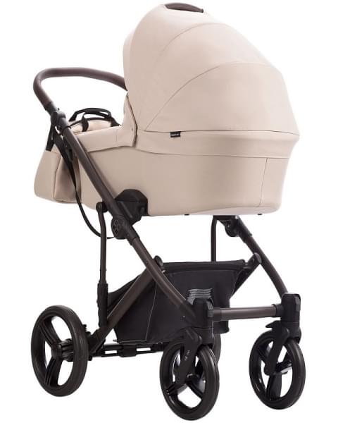 Детская коляска Bebetto Magnum Light 2 в 1 21 св.бежевый. коричневая рама