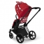 Коляска прогулочная Cybex Priam III Jeremy Scott Petticoat шасси Rose Gold, Jeremy Scott Petticoat (Красный с узором)
