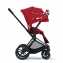 Коляска прогулочная Cybex Priam III Jeremy Scott Petticoat шасси Rose Gold, Jeremy Scott Petticoat (Красный с узором)