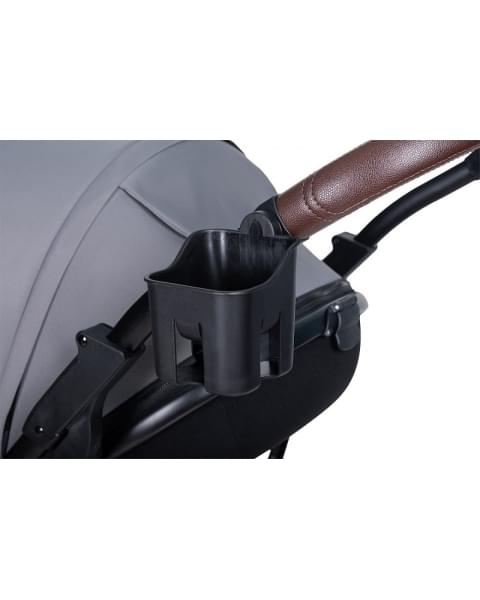 Детская прогулочная коляска Farfello Fest Lux Серый/Grey FL-3 черная рама