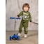 Детский самокат AmaroBaby Neostick трехколесный голубой