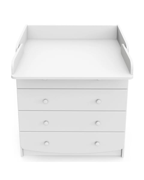 Комод Indigo Classic 800/4 c откидным пеленальным столиком, МДФ, ЛДСП