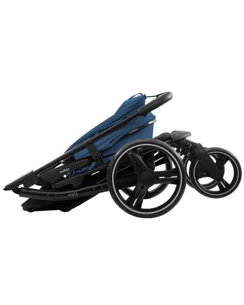 Детская прогулочная коляска Indigo Epica XL синий