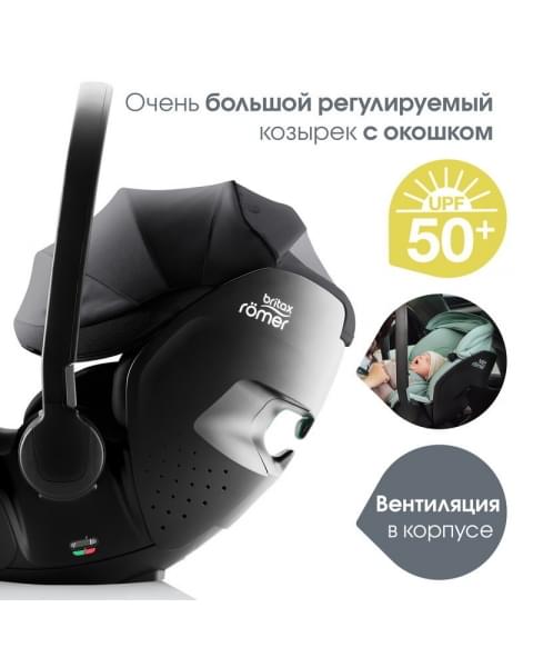 Коляска 3 в 1 Britax Roemer Smile 5Z Style и автокресло Baby-Safe PRO Style Carbon Black Carbon Black