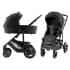 Детская коляска 3 в 1 Britax Roemer Smile 5Z Style и автокресло Baby-Safe Core Space Black Carbon Black