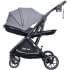 Детская прогулочная коляска Farfello Fest Lux Серый/Grey FL-3 черная рама