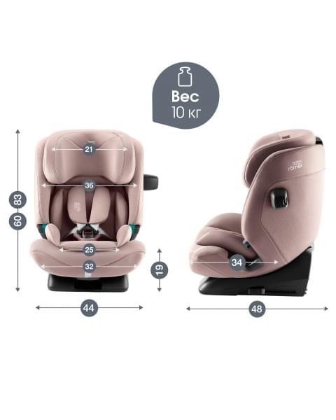 Автокресло Britax Roemer Advansafix Pro Lux (9-36 кг), Onyx Black