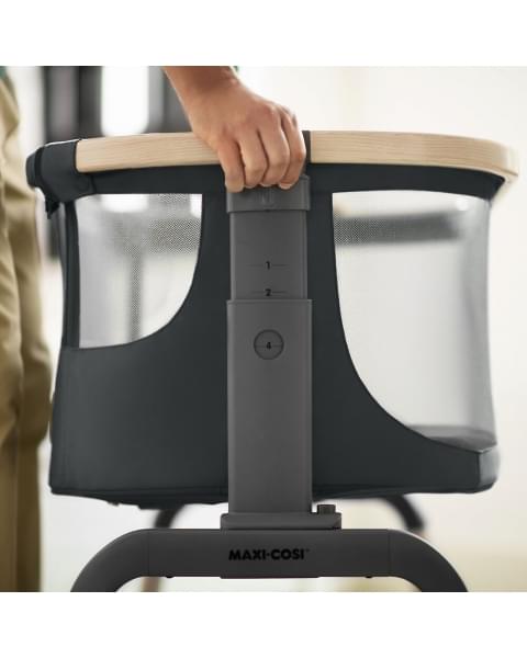 Колыбель Maxi-Cosi Iora Air Beyond (c колесами), Classic Beige Eco (Графитовый)