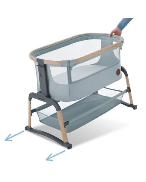 Колыбель Maxi-Cosi Iora Air Beyond (c колесами), Classic Beige Eco (Графитовый)