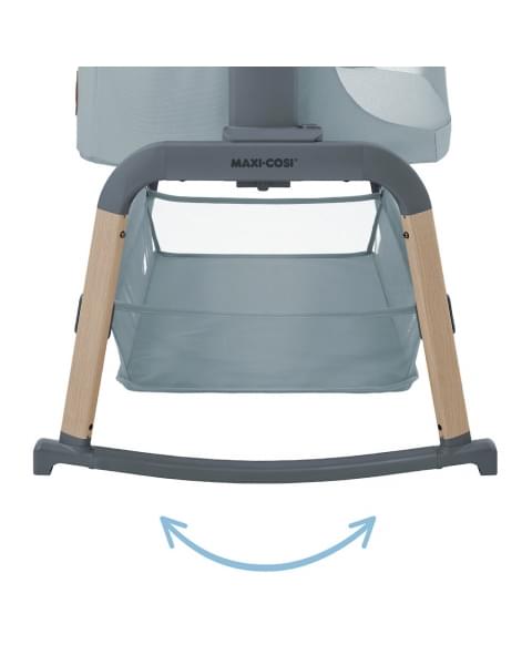 Колыбель Maxi-Cosi Iora Air Beyond (c колесами), Classic Beige Eco (Графитовый)