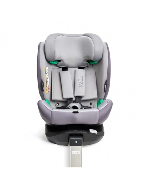 Автокресло Agex Comfort i-Fix 360 (0-36 кг), Grey (Серый)