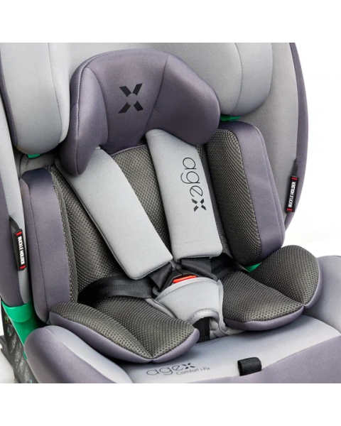 Автокресло Agex Comfort i-Fix 360 (0-36 кг), Grey (Серый)